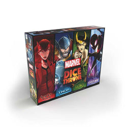 Marvel Dice Throne 4-Hero Box Game-Scarlet Witch, Thor, Loki, Spider-Man