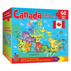 Canada Map Puzzle 60pc