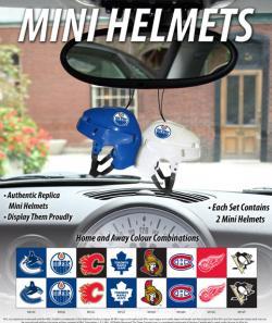 Mini Hockey Helmets Flames
