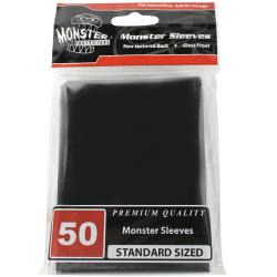Monster Sleeves Standard Glossy Black 50ct
