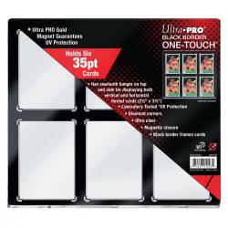 One-Touch 3x5 6 Card UV Black Bordered 35pt