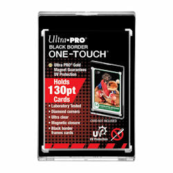 One-Touch 3x5 UV 130pt Black Bordered