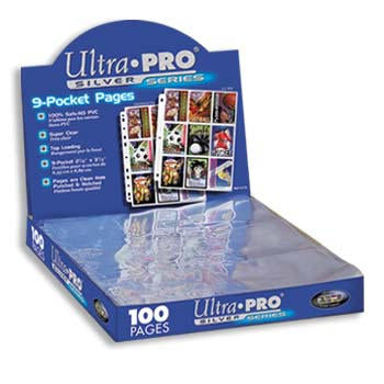 Ultra Pro Pages 9 Pocket Silver 100ct