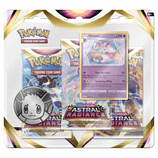 Pokémon Astral Radiance 3 Pack Blister -Sylveon