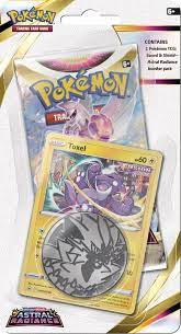 Pokémon SWSH10 Astral Radiance Checklane Blister - Toxel Limit 8