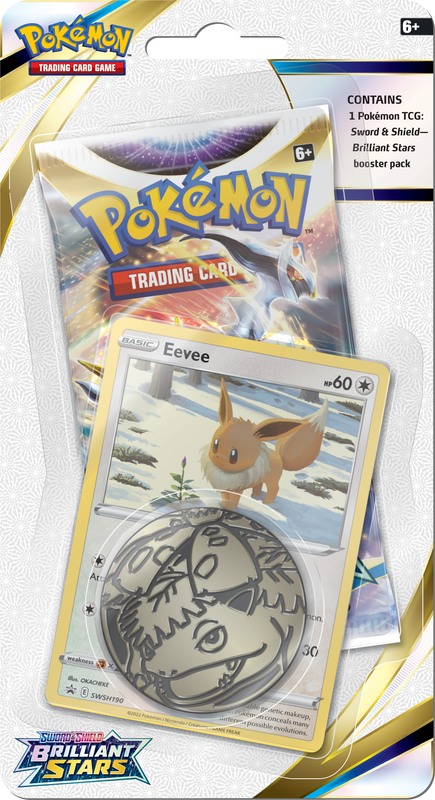Pokemon SWSH9 Brilliant Stars Checklane Blister Eevee LIM 4