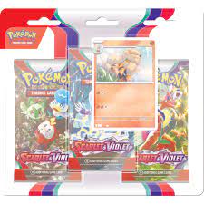 Pokemon Scarlet & Violet 1 Base 3pk Blister Arcanine -LIMIT 2