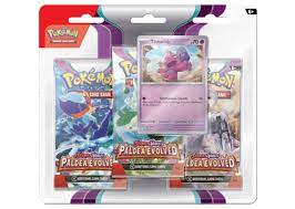 Pokémon S.V. 2 Paldea Evolved 3-Pack Blister- Tinkatink