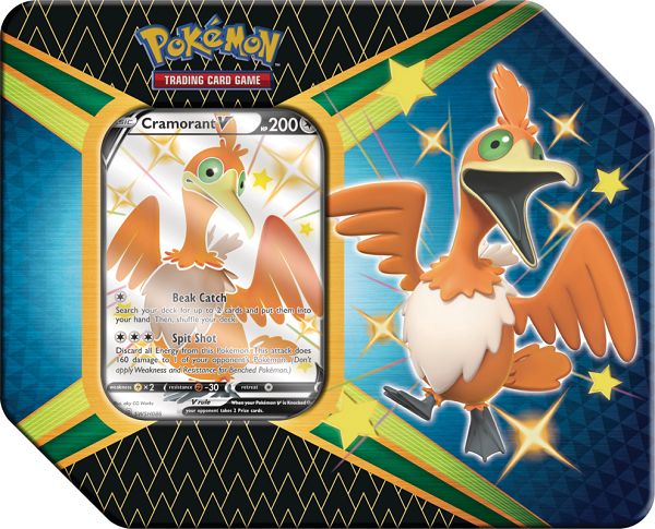 Pokemon Shining Fates Tin -Cramorant - LIM 1