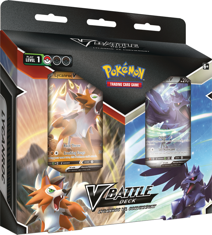 Pokemon V Battle Deck Lycanroc VS Corviknight