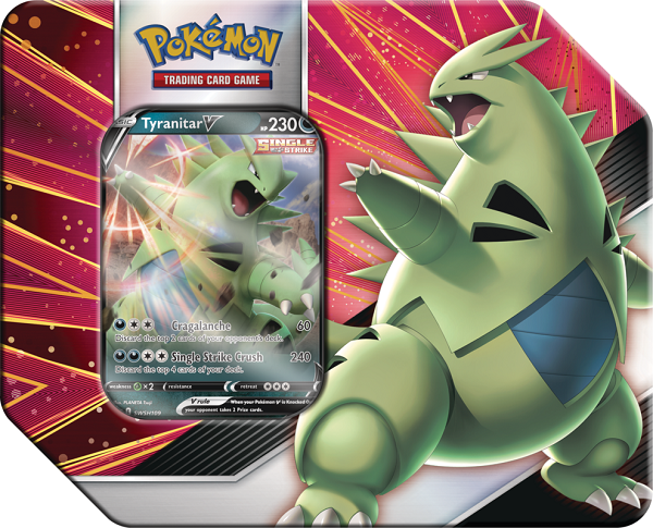 Pokemon V Strikers Tin Tyranitar V LIMIT 3