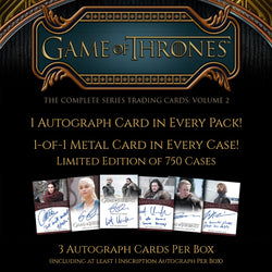 Game Of Thrones Complete Series #2 Trading Cards