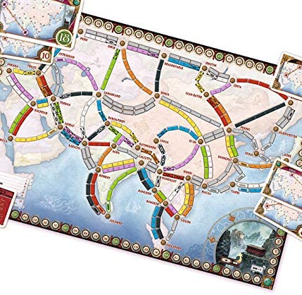 Ticket to Ride - Map # 1 - Asia