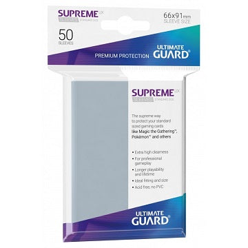 UG Sleeves Supreme UX Clear 50ct