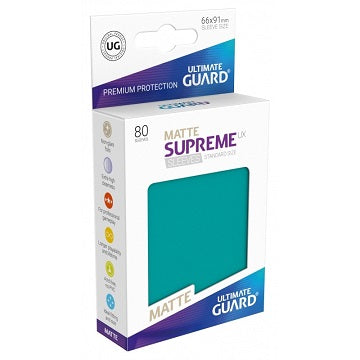 UG Sleeves Supreme UX Matte Petrol Blue 80ct
