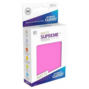 UG Sleeves Supreme UX Matte Pink 80ct