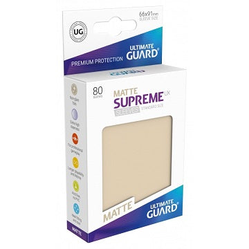 UG Sleeves Supreme UX Matte Sand 80ct
