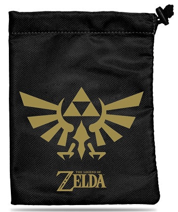 UP Dice Bag Zelda Black And Gold Treasure Nest