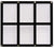 UP Screwdown Black Frame 6 Cards