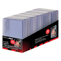 Toploads 3x4 130PT Thick Combo 50ct - LIMIT 2