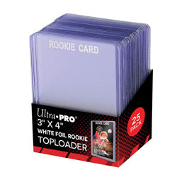 Toploads 3x4 Rookie White