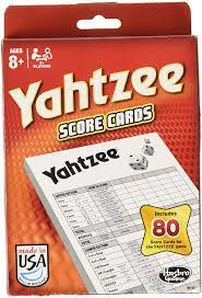 Yahtzee Pads w/Tabs