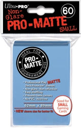 Yugioh/sm size Matte Blue(light) Deck Protectors