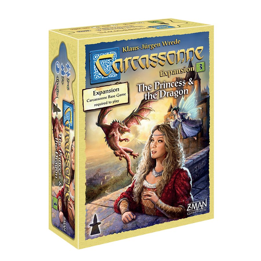 Carcassonne: Exp #3 The Princess and the Dragon