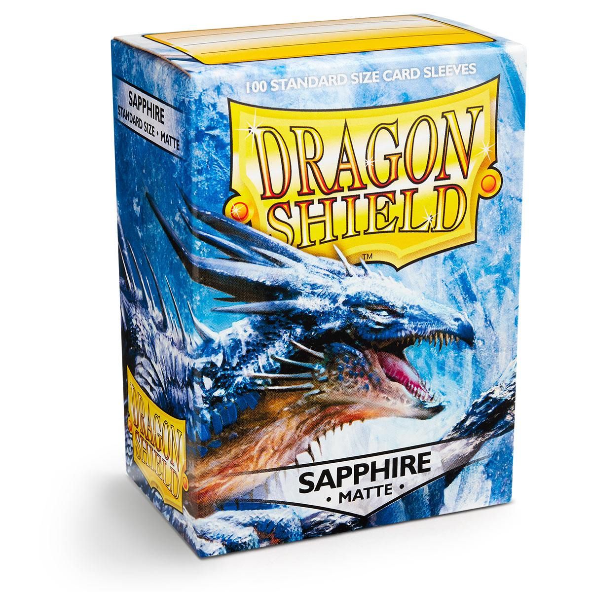 Dragon Shield: Standard Sapphire Matte Sleeves 100ct