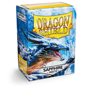Dragon Shield: Standard Sapphire Matte Sleeves 100ct