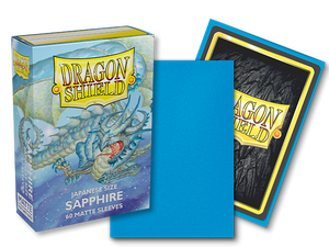 Dragon Shield: Japanese Size 60ct Sleeves - Sapphire (Matte)