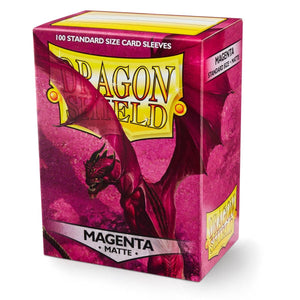 Dragon Shield Standard  Magenta Matte Sleeves 100ct