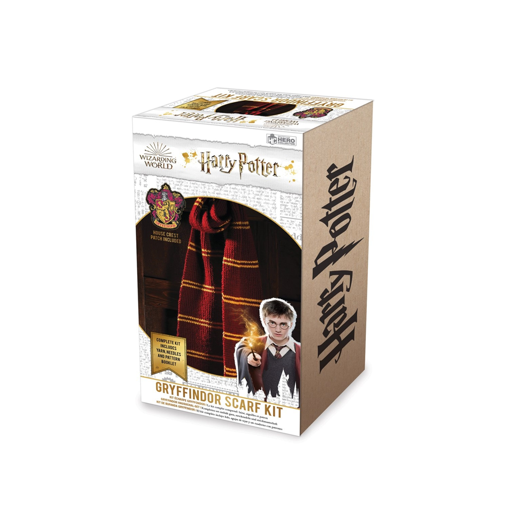 Harry Potter knitting Kit House Scarf Gryffindor