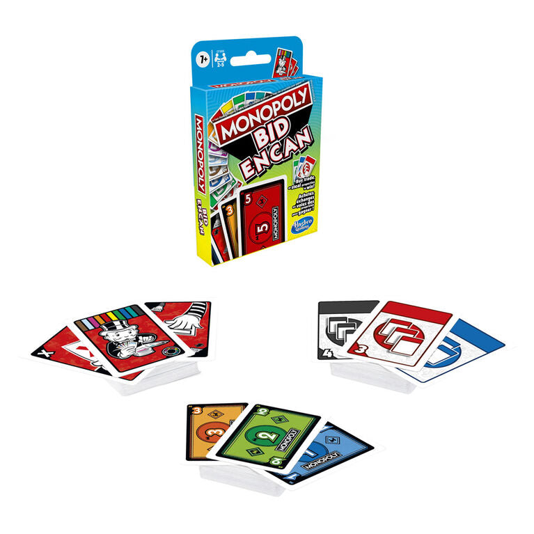 Monopoly Bid Card Game