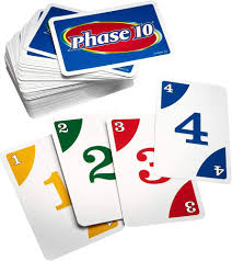 Phase 10 card Game (Bilingual)