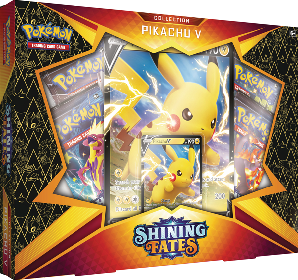 Pokemon Shining Fates PIkachu V Collection Box