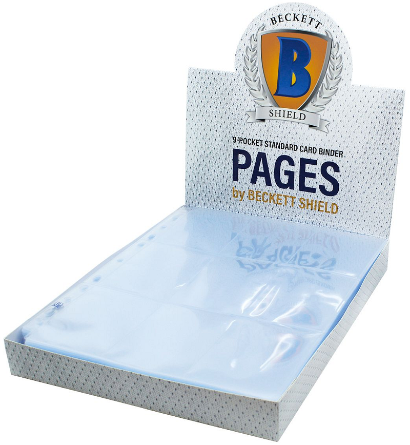 Beckett Shield Pages 9 Pocket - 10pk Bulk