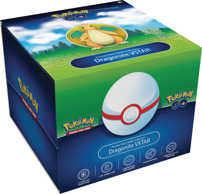 Pokemon Go Premier Deck Holder Dragonite Vstar Limit 2