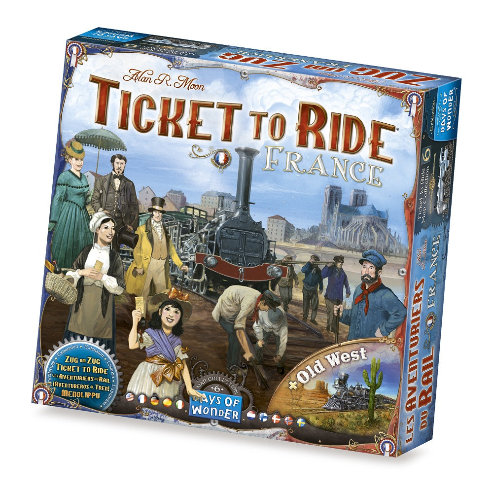 Ticket to Ride -Map #6 -France/ Old West
